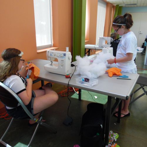 A peak at one of my recent sewing camps.