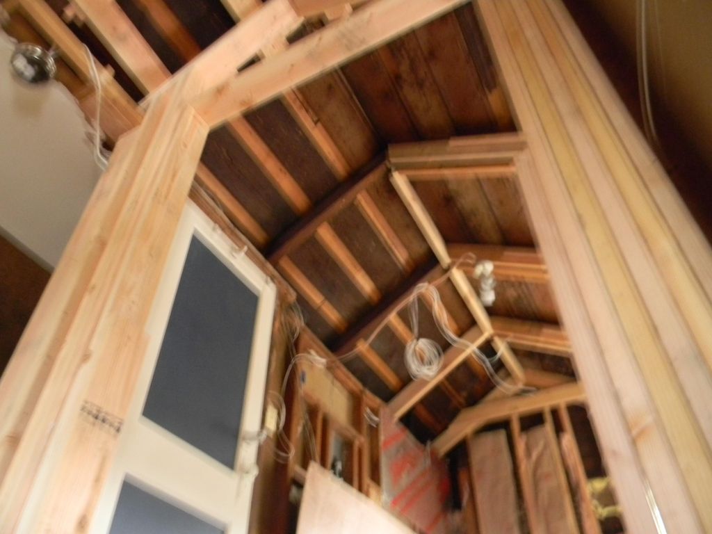 Remodeling work in process by Hit the Pin Carpentr