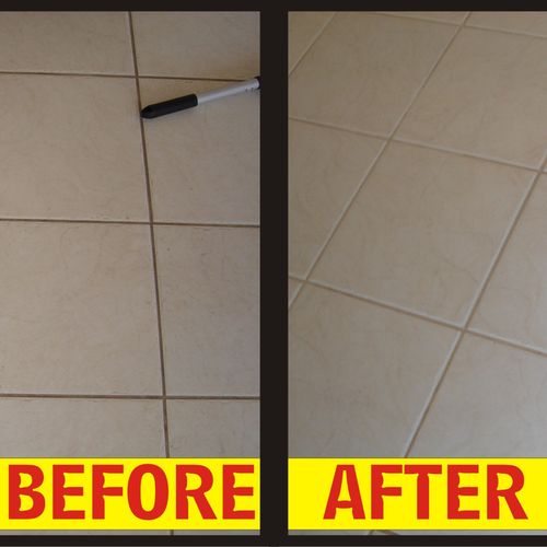 Tile grout cleaning and re-sealing san diego