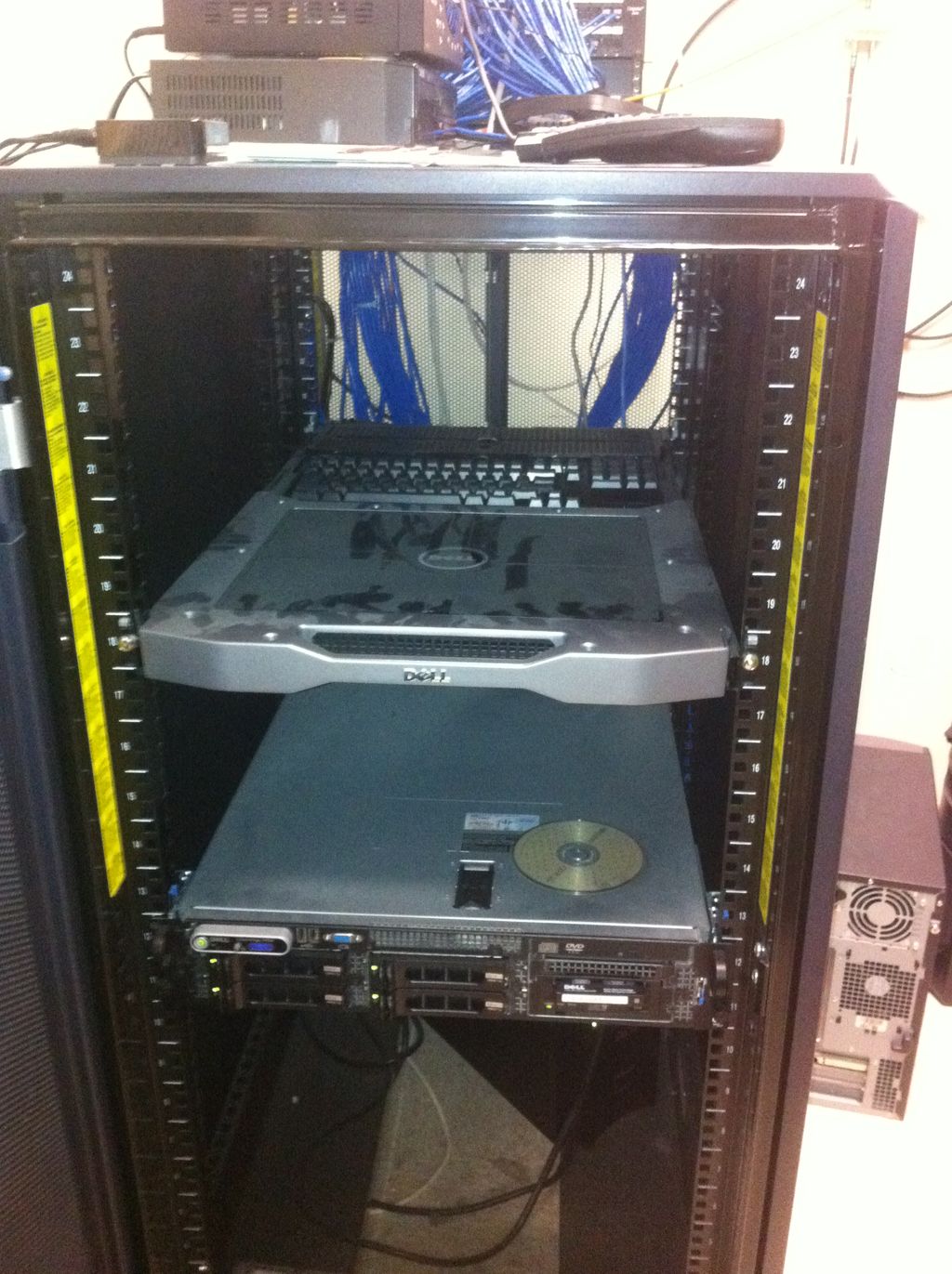 Express care server install with rack.