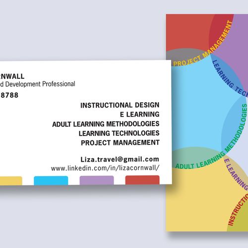 Client: Liza Cornwall - Business card - Educator/t