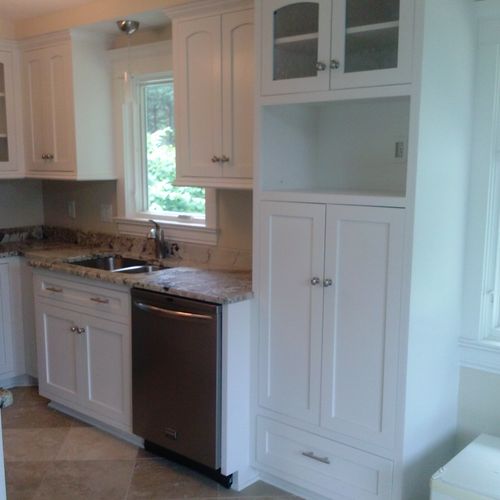 Kitchen Cabinets That We Custom Fabricated.