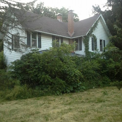 abandoned farm house makeover before...
