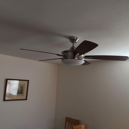 Installed a sturdy bracket and new fan where a cei
