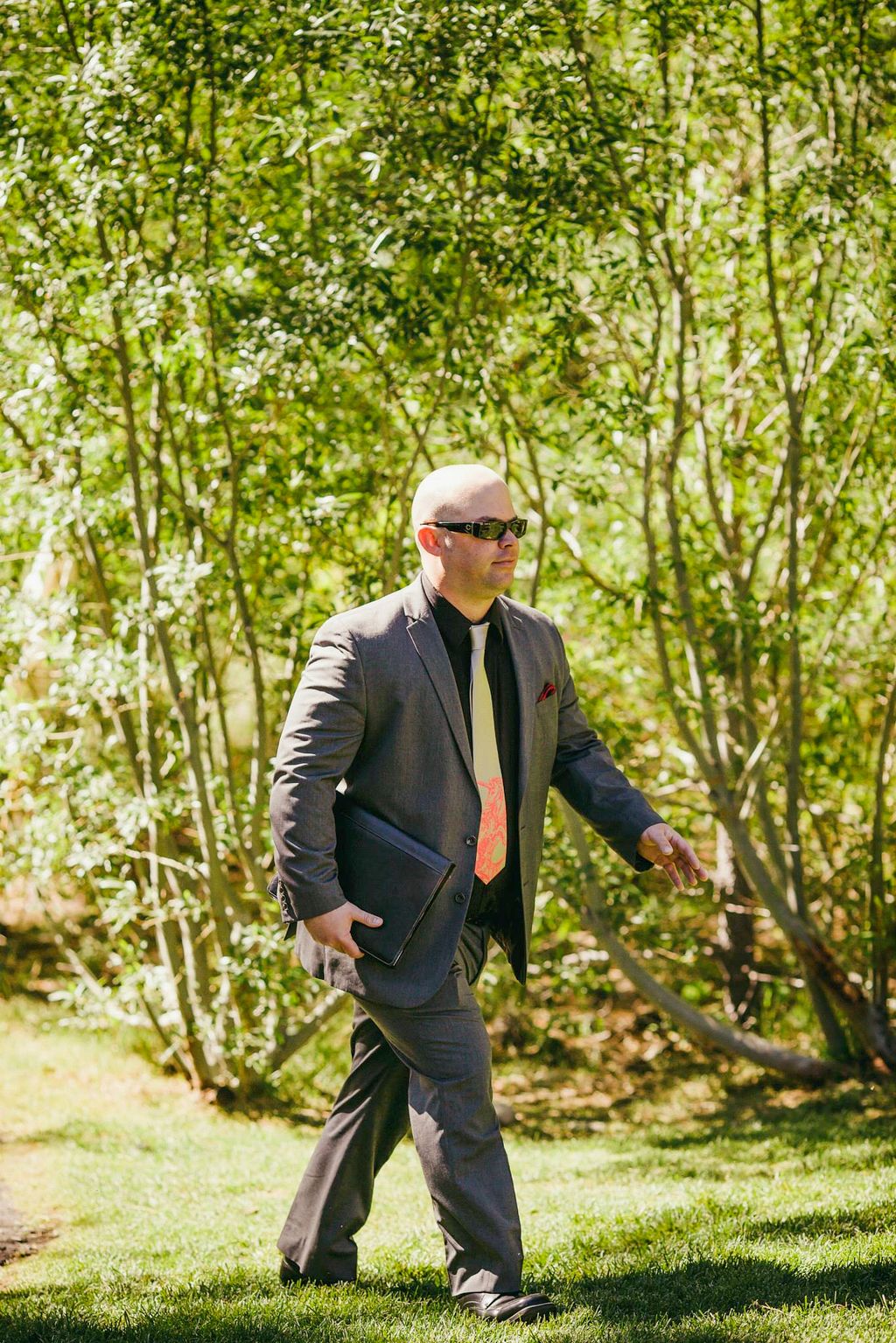 Officiating a wedding at Galena Creek Park in Reno