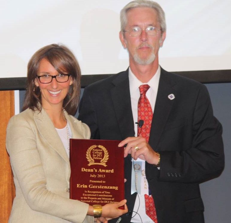 Dean's Award from the National College For DUI Def