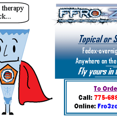 Fro3zone can be ordered separately in jars or stic
