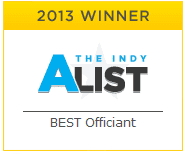 Voted Best Officiant in Indianapolis!