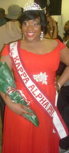 Cierra as Miss Kappa Alpha Psi 2010-2011