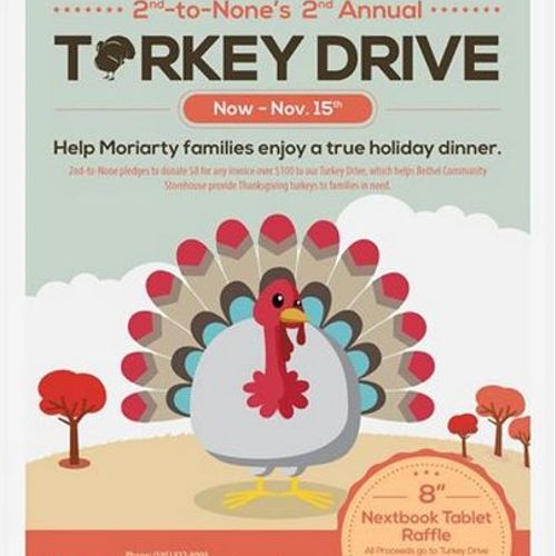 2nd-to-None Service Turkey Drive Ad