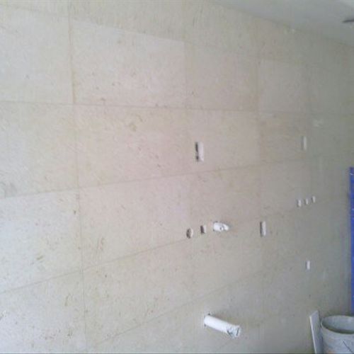 Marble wall tile