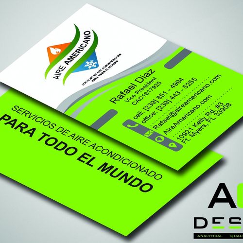 Aire Americano Business Card