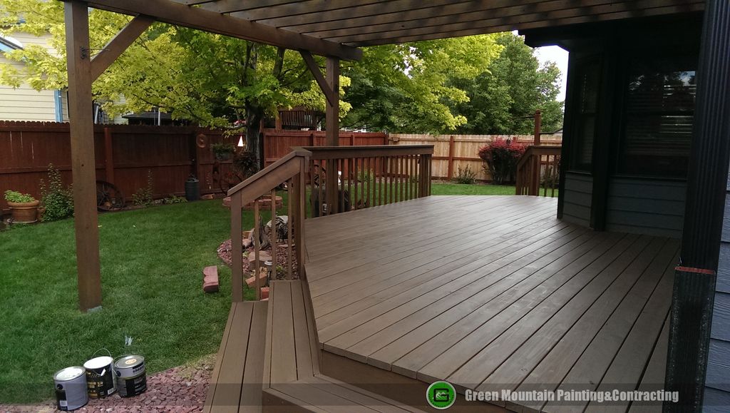 Deck,Pergola, & Deck Refinish
                    