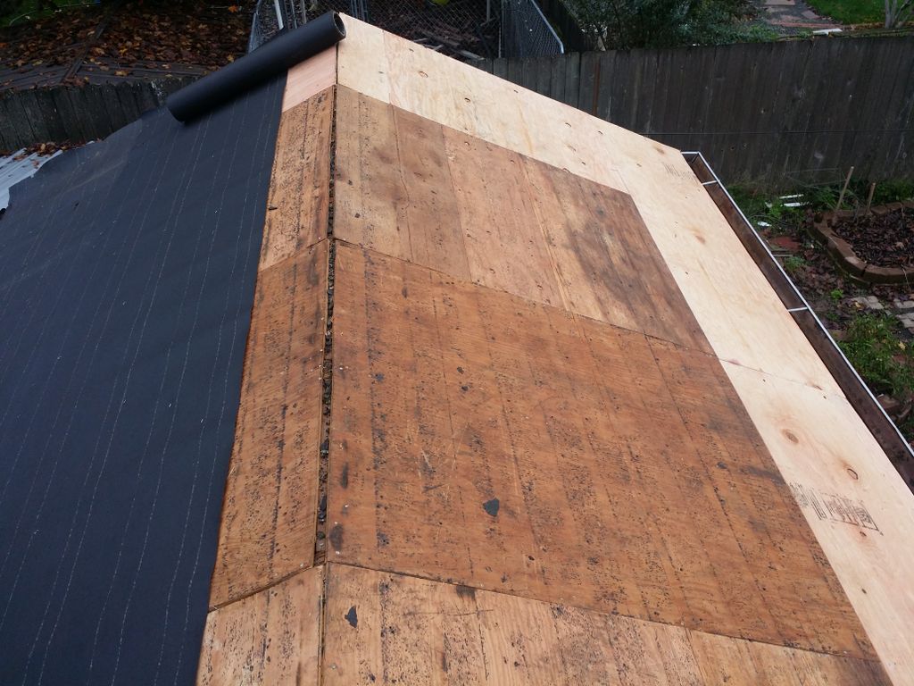 Water damage eave repair