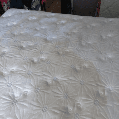 Mattress before cleaning