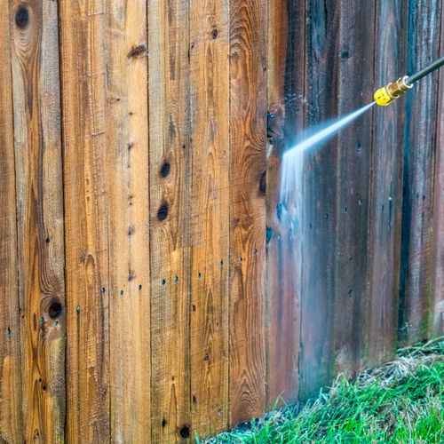 Restore Privacy Fence Pressure Wash