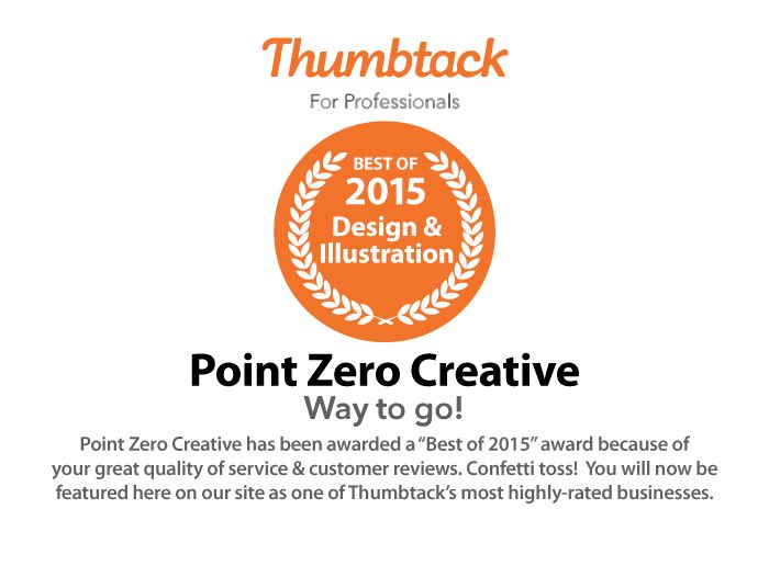 Awarded "Best Of Thumbtack 2015"