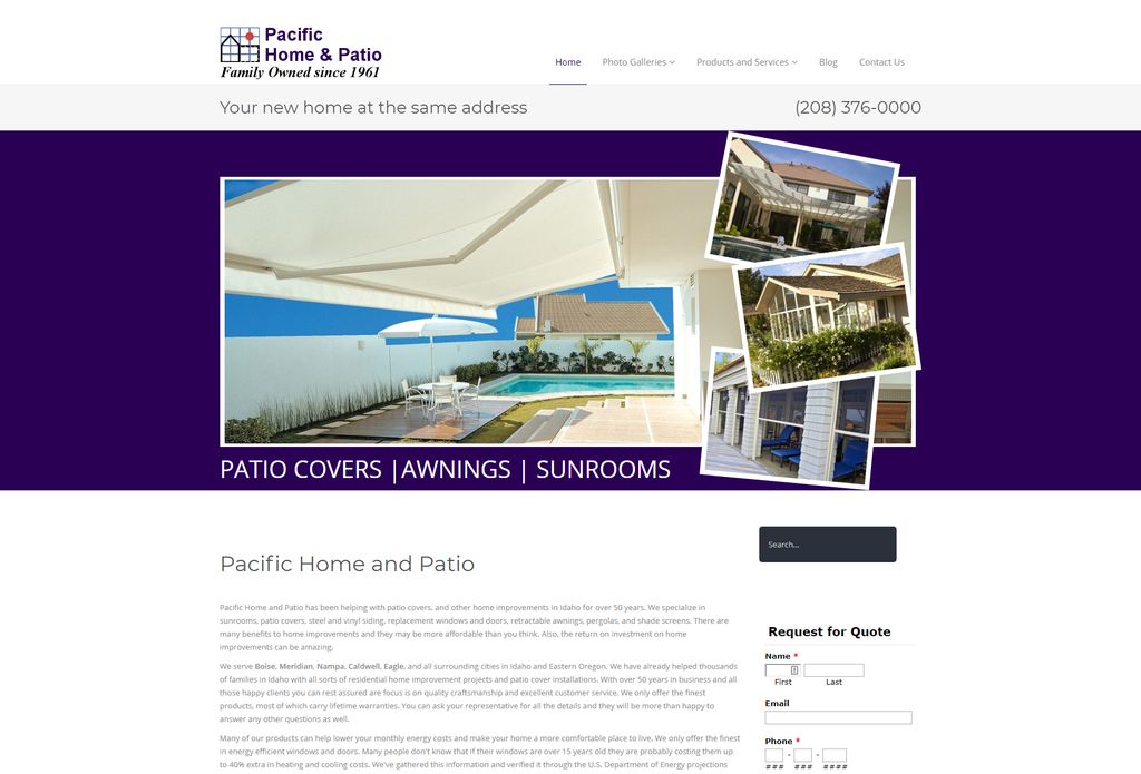 Successful Lead Generation Site, Responsive Design