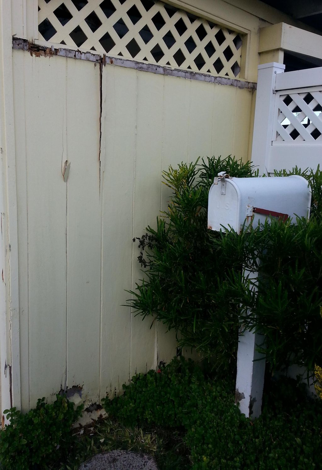 (BEFORE) Demo and Replace damaged wall