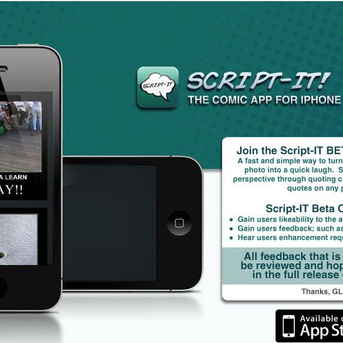 Script-It iPhone comic app I developed