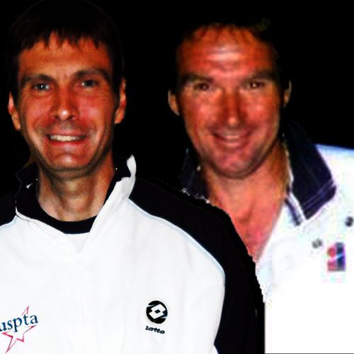 A much younger me and Jimmy Connors  years ago at 