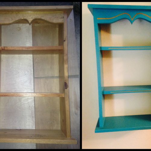 before & after shelf