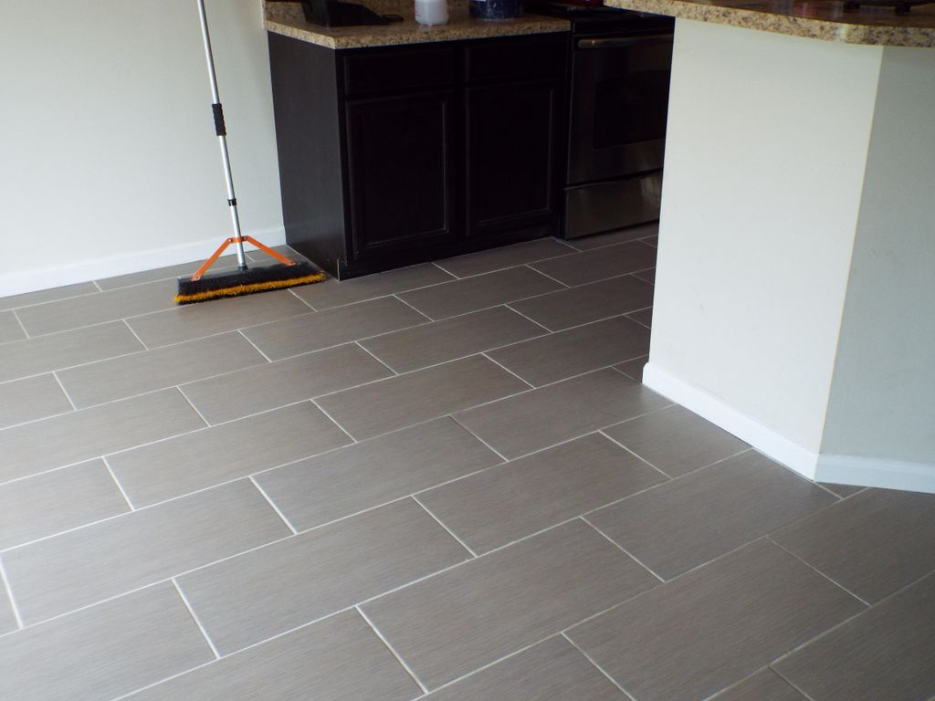 originally laminate. installed tile