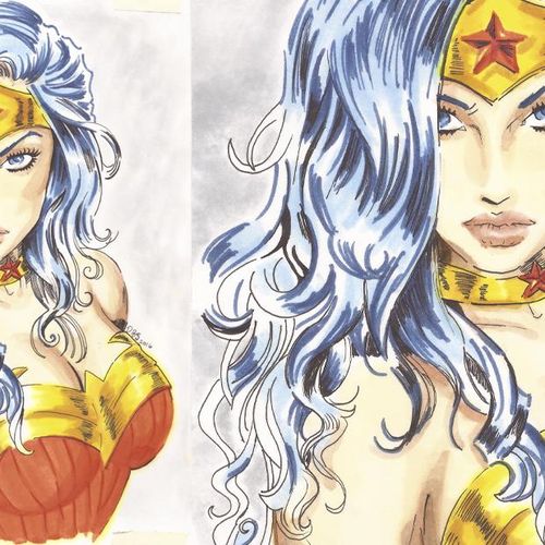 Marker Illustration, Wonder Woman