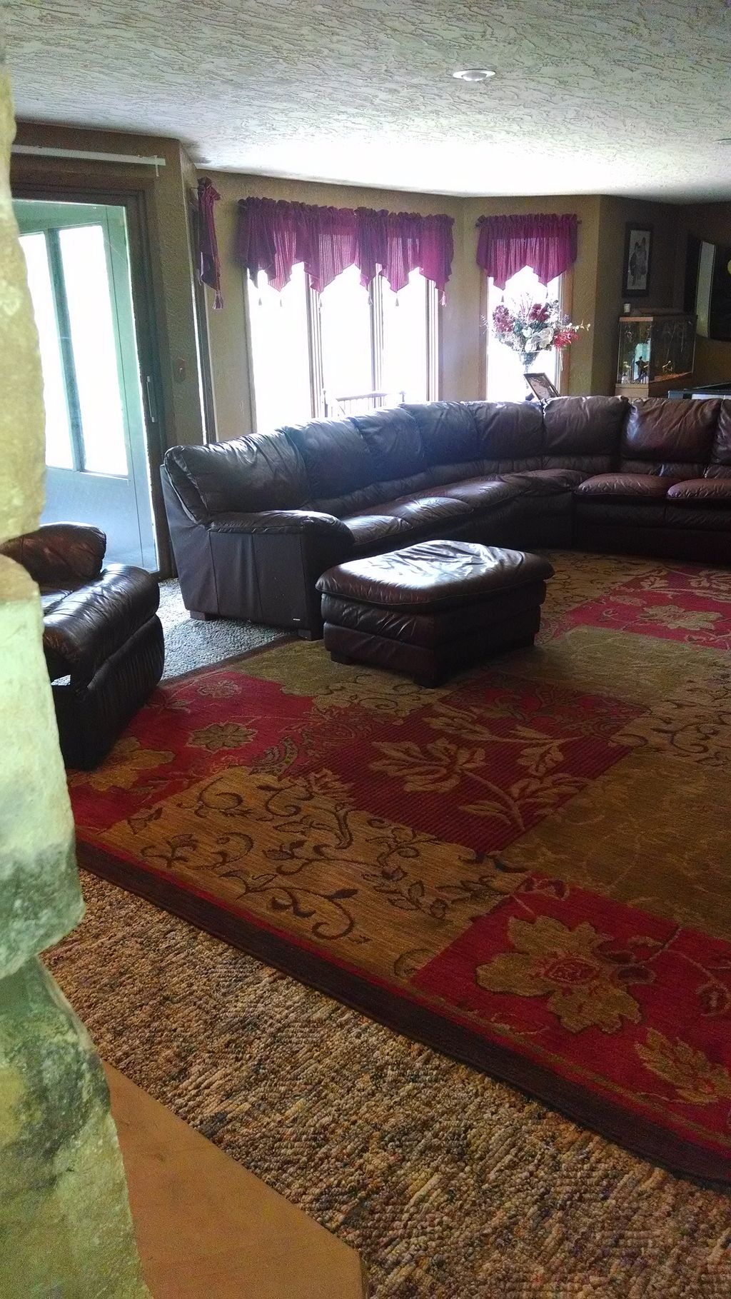 Shiny leather seating with regular use of a leathe