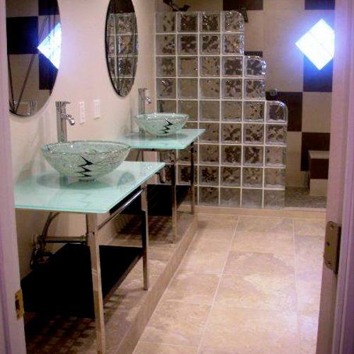 Complete Bathroom Remodel in a contemporary design