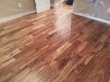 Acacia wood install