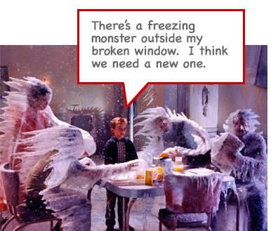 Burrrrr it's COLD where is that draft coming from!