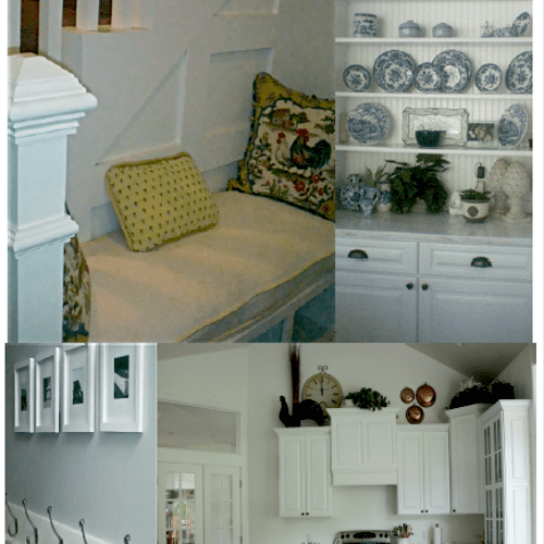 Attention to the small spaces creates storage and 