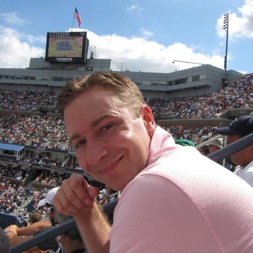 Here I am at the US Open in New York in 2013.
