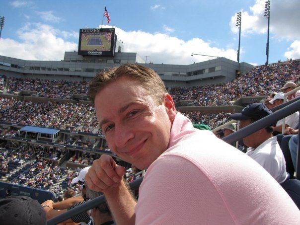 Here I am at the US Open in New York in 2013.