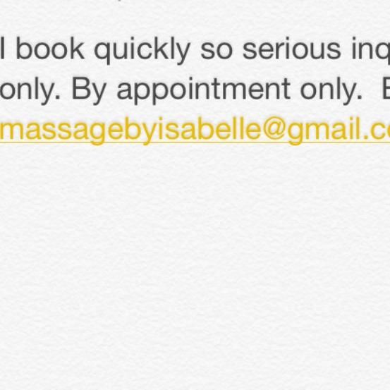 Massage by Isabelle
