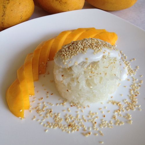 Thai Sticky Rice & Mango Dessert.