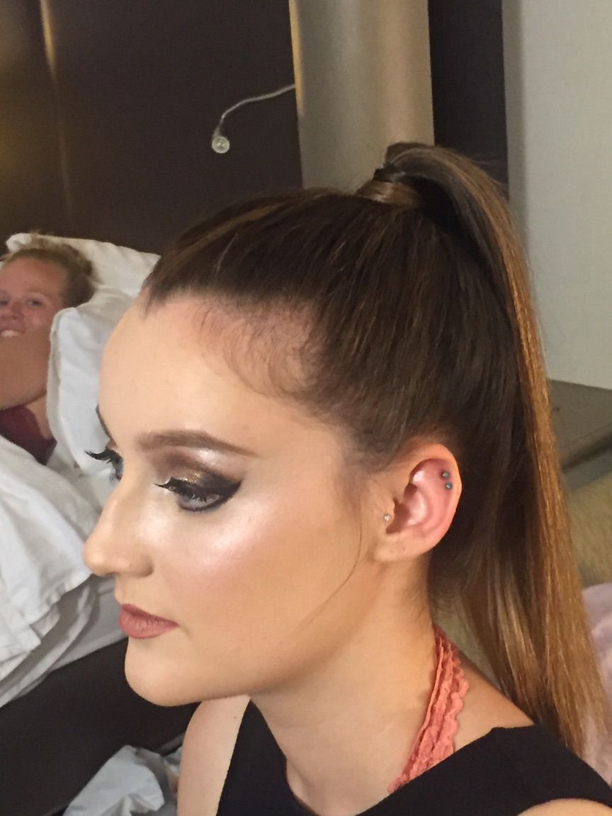 Makeup by Ms. Gabriel Frank and Hair done by Olivi