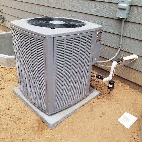 New house AC install 