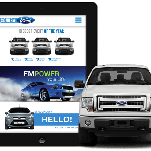 Website For Sonora Ford POWERED BY SHW[EKS]