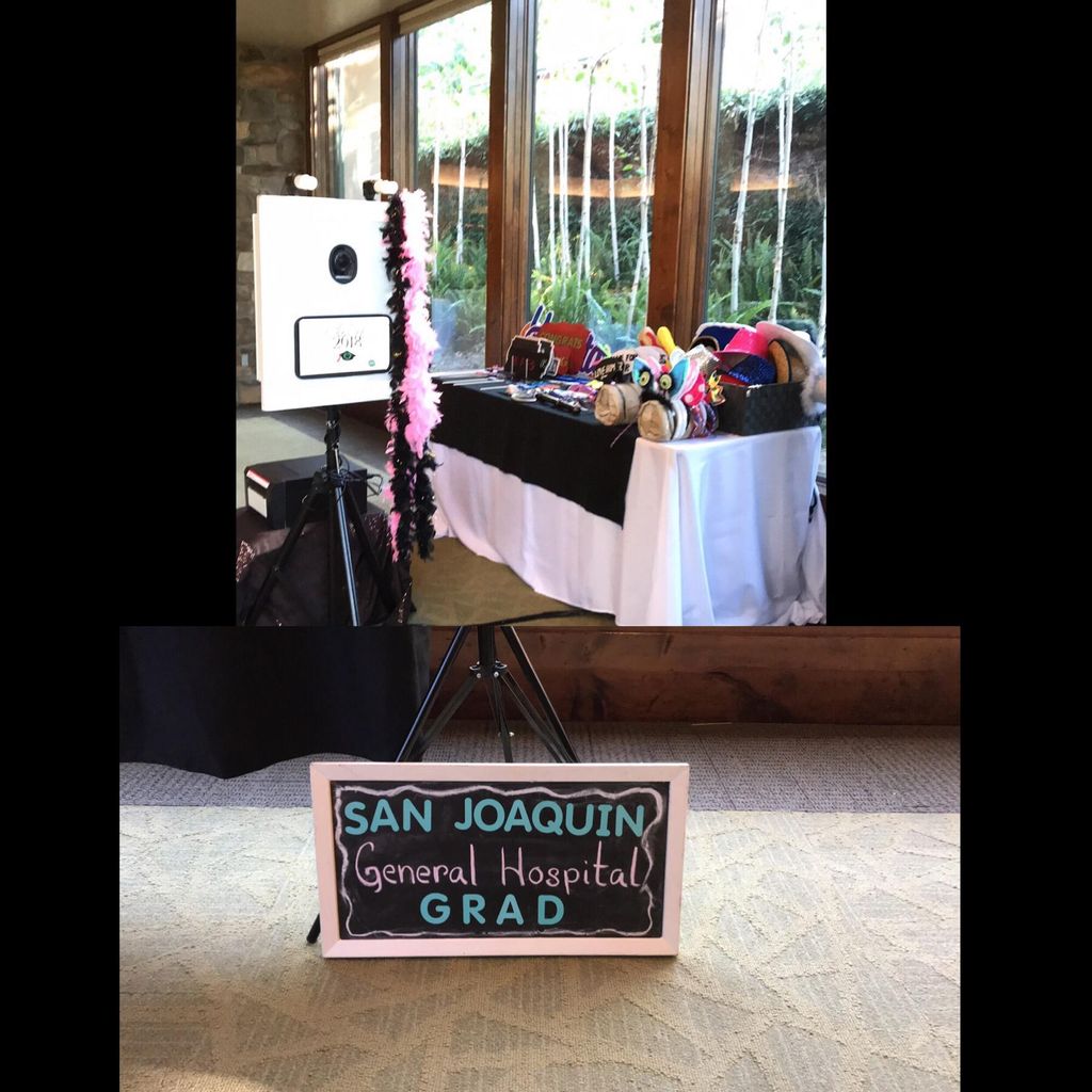 Making props with personalization.  Lovely event a