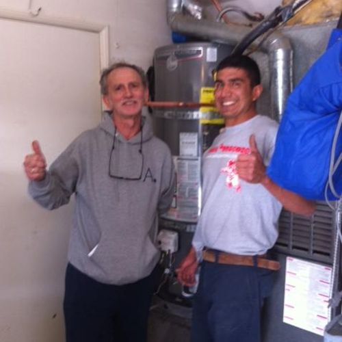 Water Heater installation in West Hills. Our techn