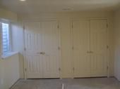 This is some closets that were built from the bare
