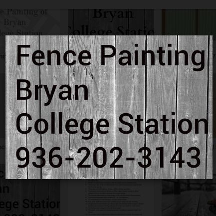Fence Staining Of Bryan-College Station