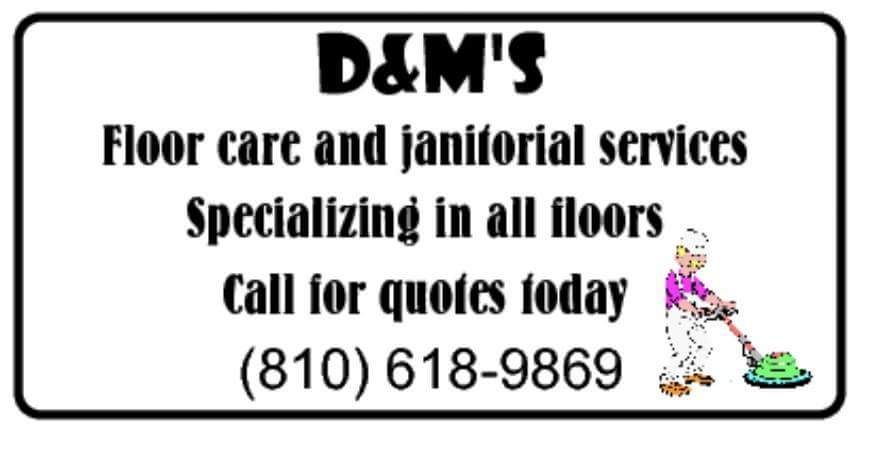D&M's Floor Care and janitorial services