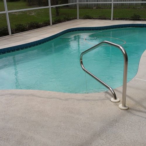 ~ Yes we do pool decks and we are expert at it.