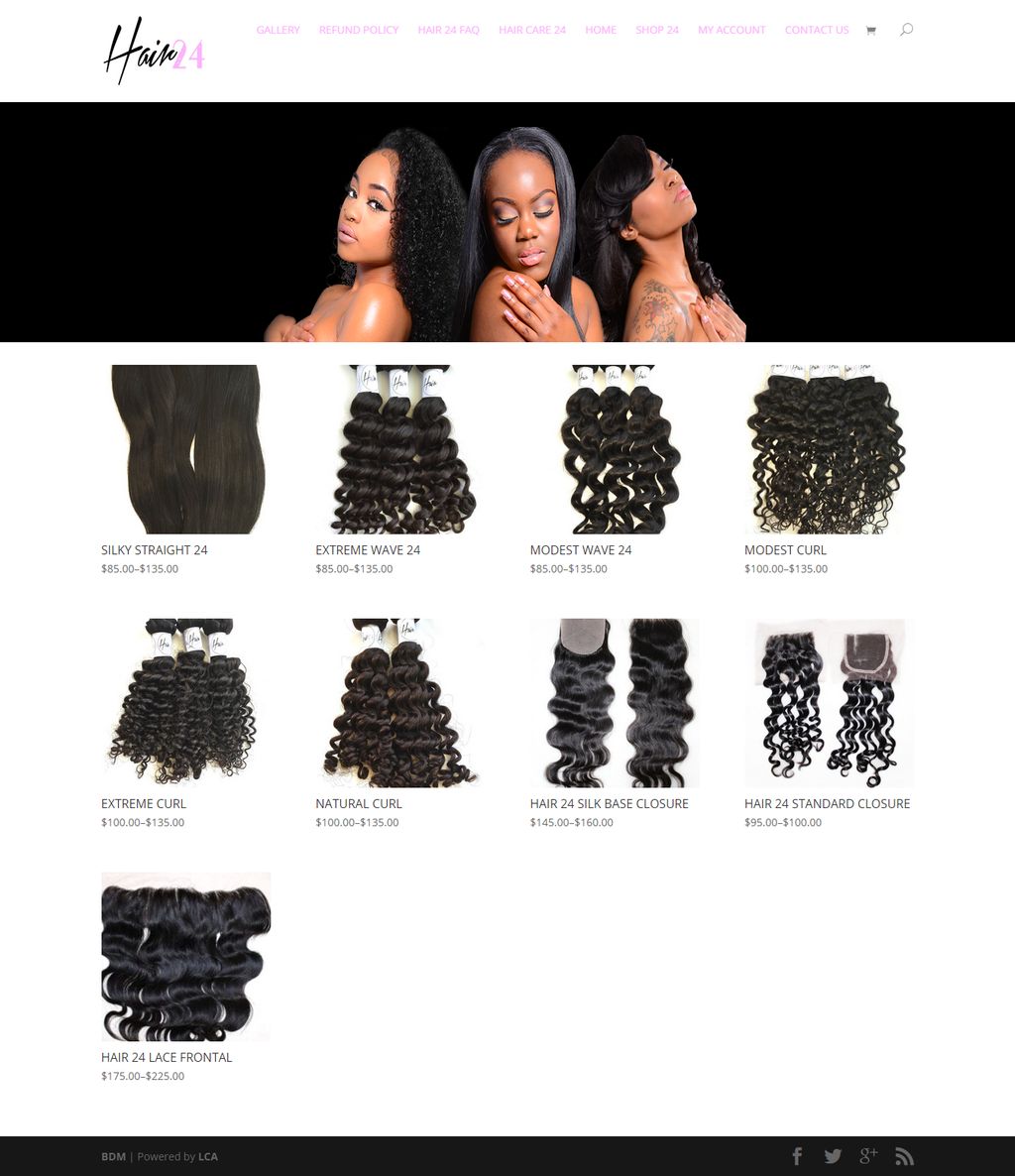 This nice young lady had a dream of selling hair a