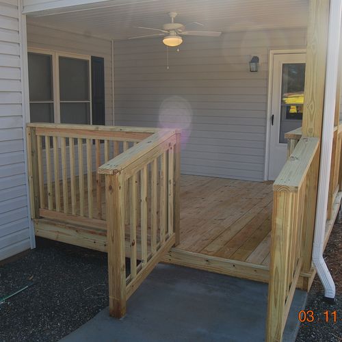 AFTER: Porch entry.