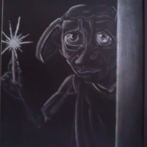 Dolby the house elf from Harry Potter fan art, whi