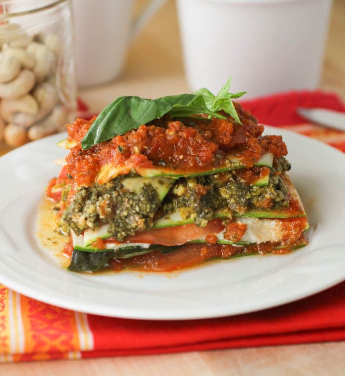 Raw Vegetable Lasagna